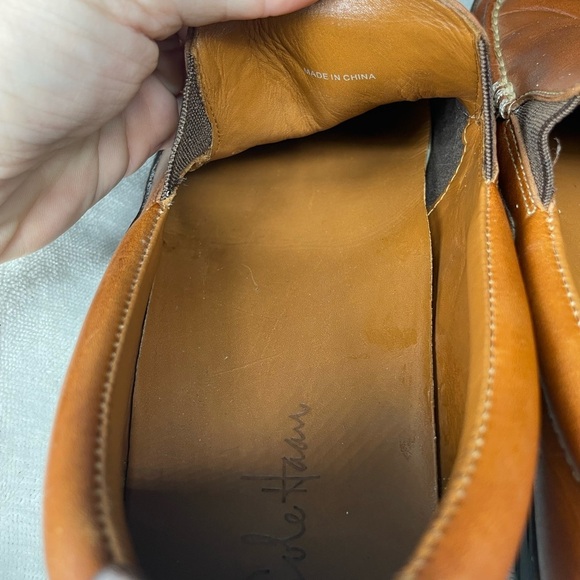 Cole Haan Men’s 11 Tucker Venetian Leather Slip On Loafers Brown Classic Summer - Picture 8 of 11